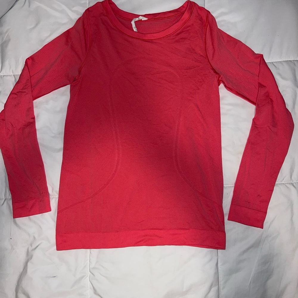 Lululemon Pink Long Sleeve Top